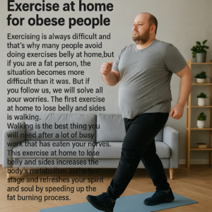 Exercise at home for obese people