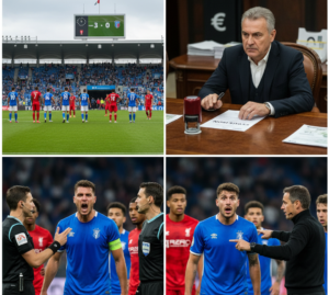 The rule of leaving the field of play in football