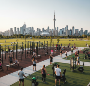 Outdoor Training and Fitness Equipment Parks